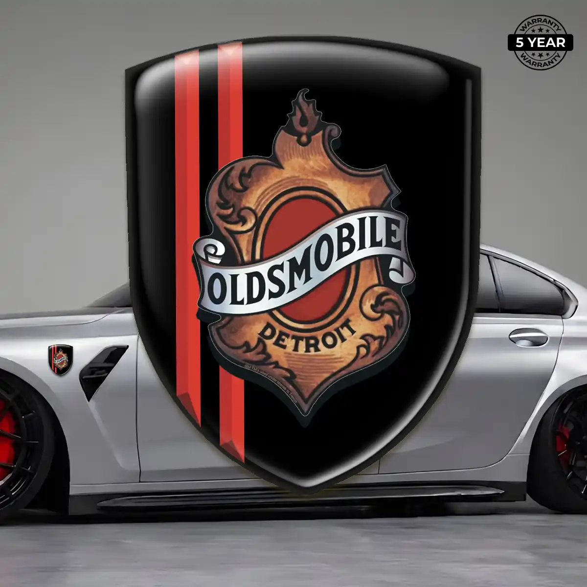 Oldsmobile Car Emblem Sticker Exterior Luxe