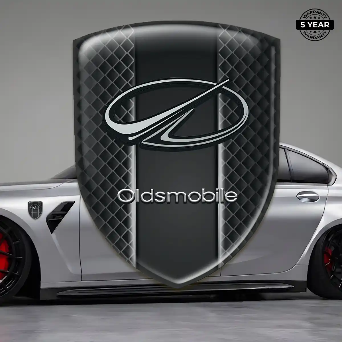 Oldsmobile Car Emblem Sticker Interior Elegance