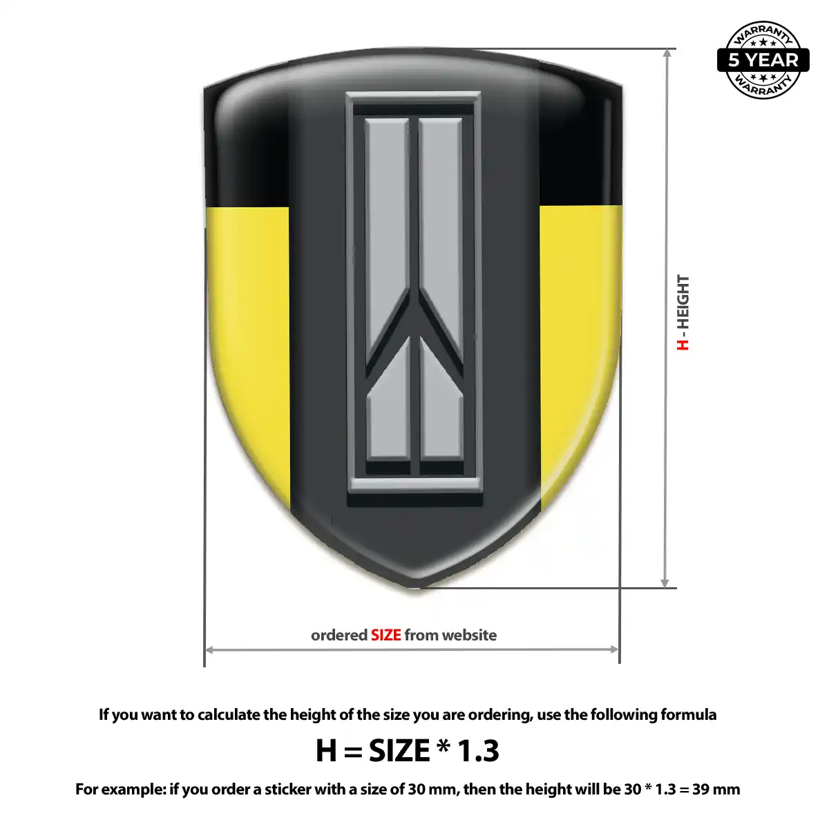 Oldsmobile Car Emblem Sticker Signature Grade