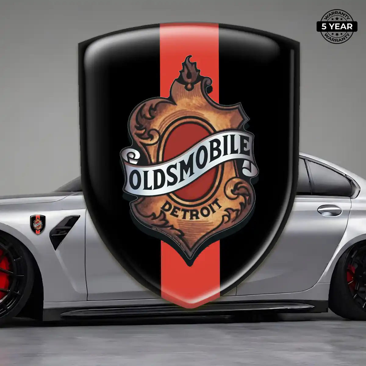 Oldsmobile Car Logo Decal Refined Design