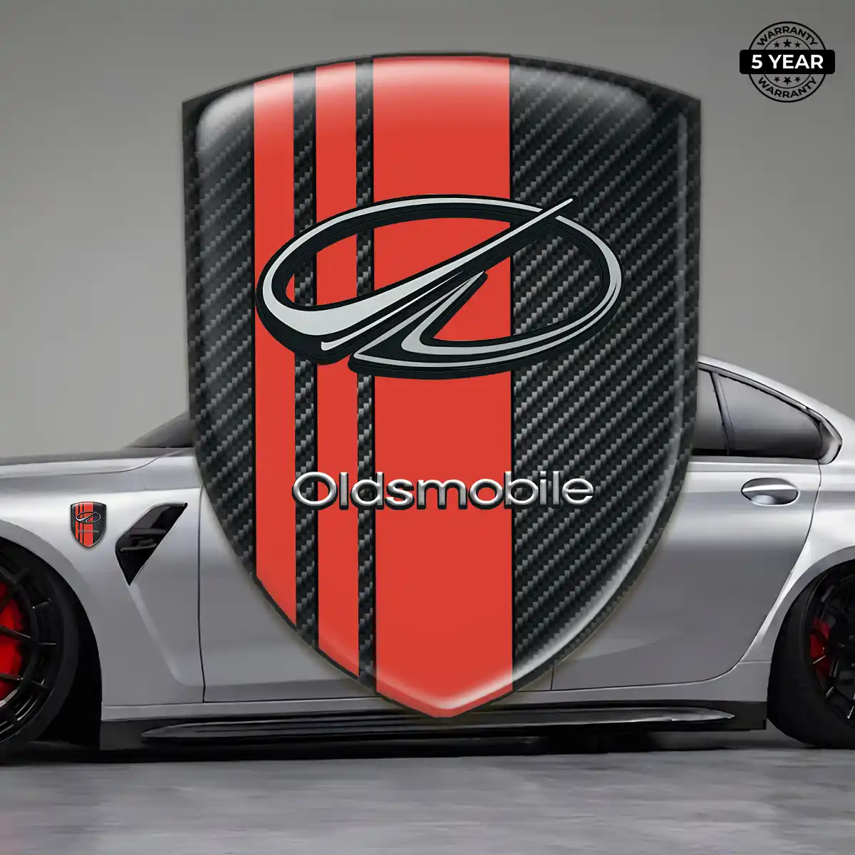 Oldsmobile Car Logo Decal Signature Grade
