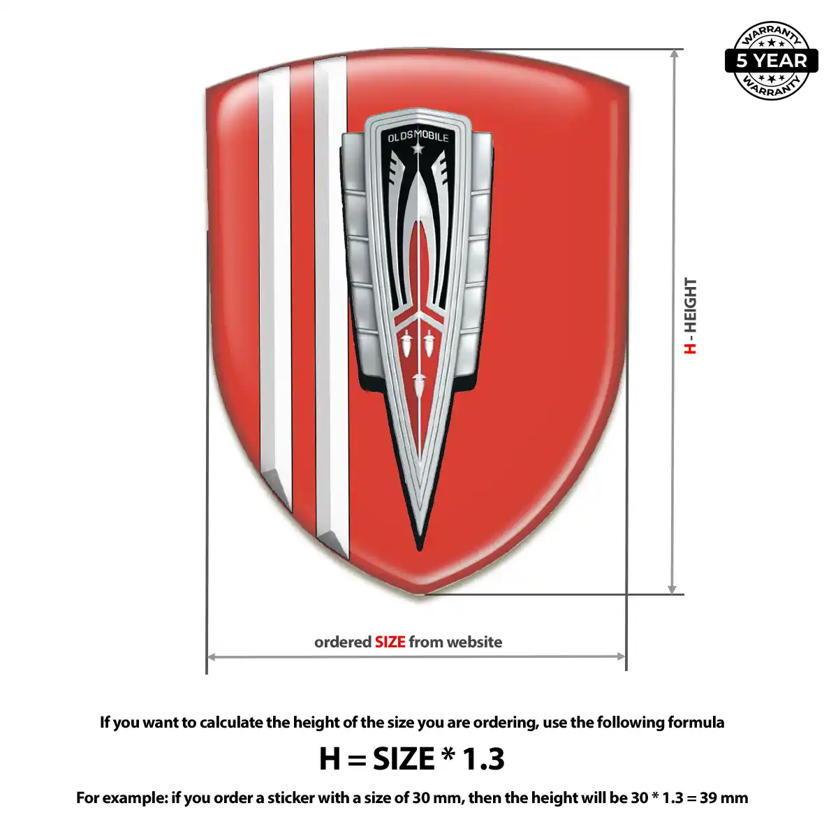 Oldsmobile Crest Emblem Cabin Style