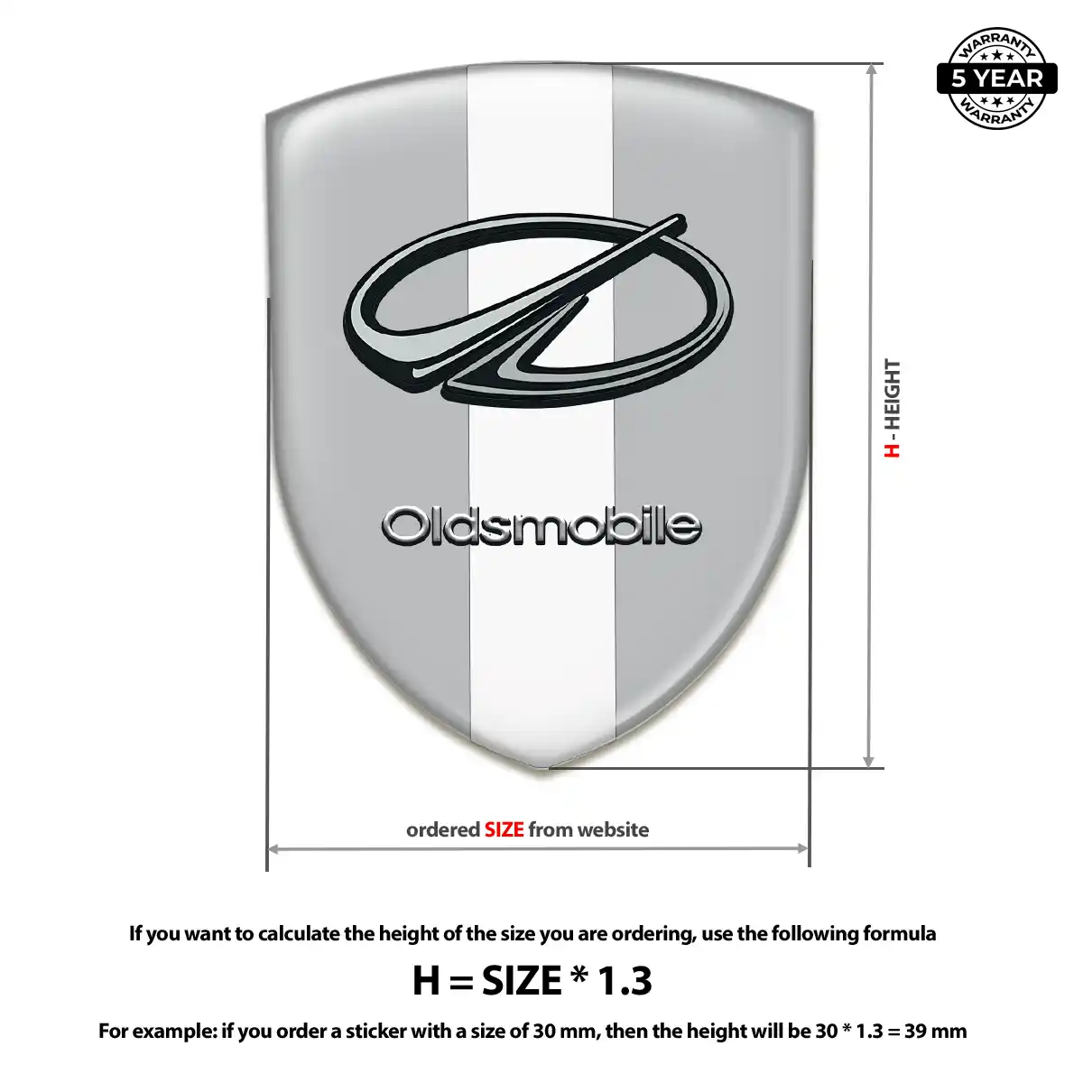 Oldsmobile Crest Emblem Deluxe Edition