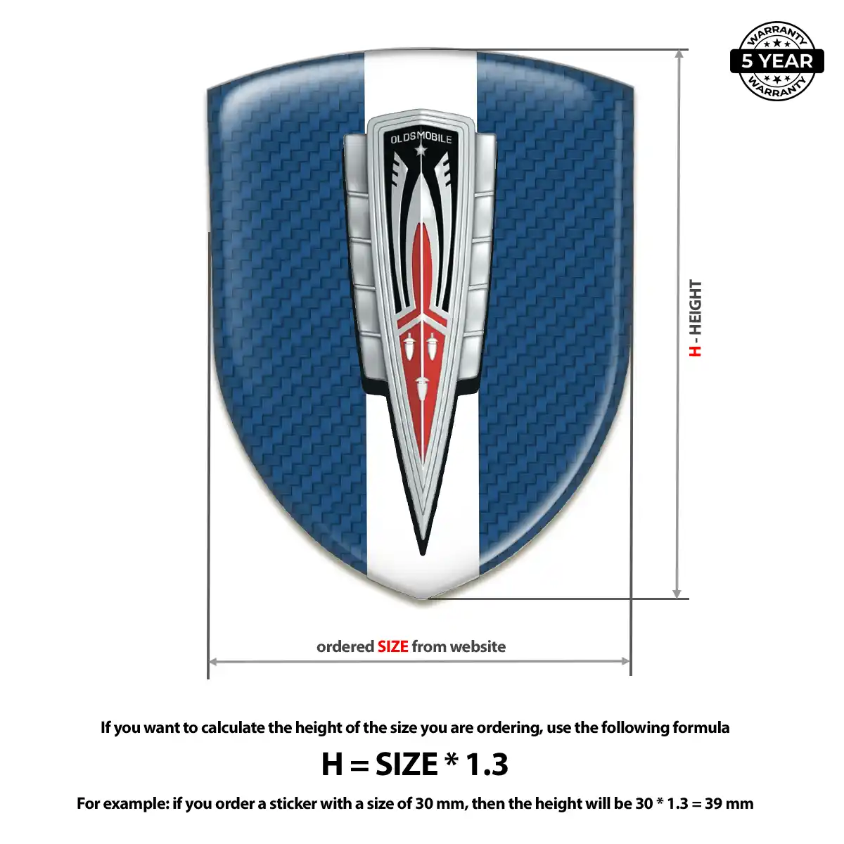 Oldsmobile Crest Emblem Superior Craft