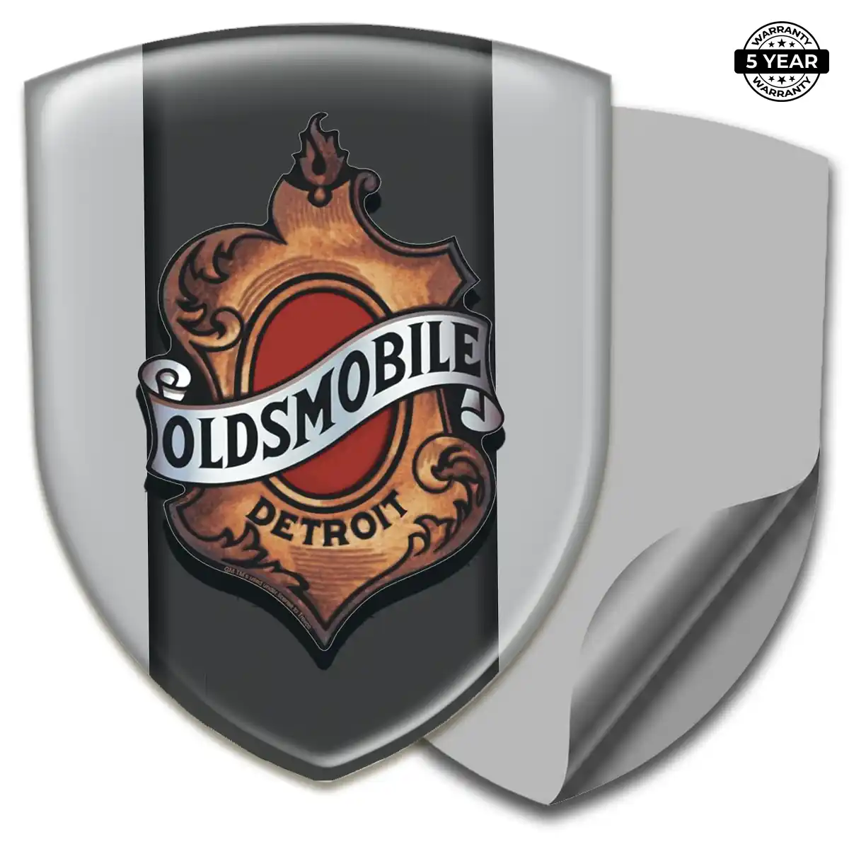 Oldsmobile Crest Logo Emblem Elite Finish