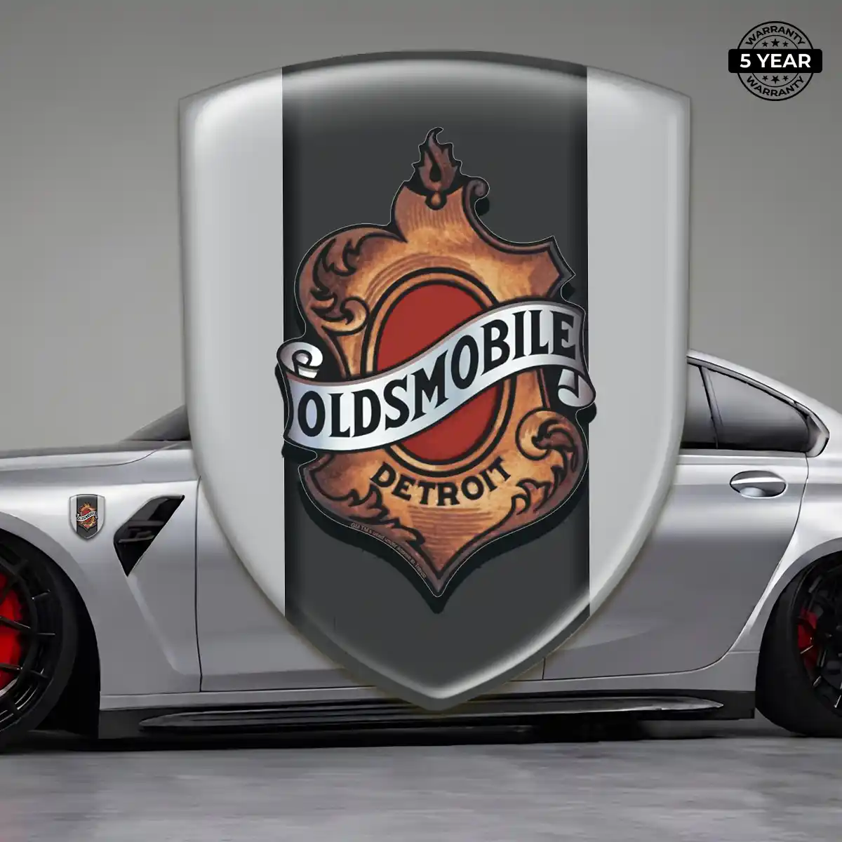 Oldsmobile Crest Logo Emblem Elite Finish
