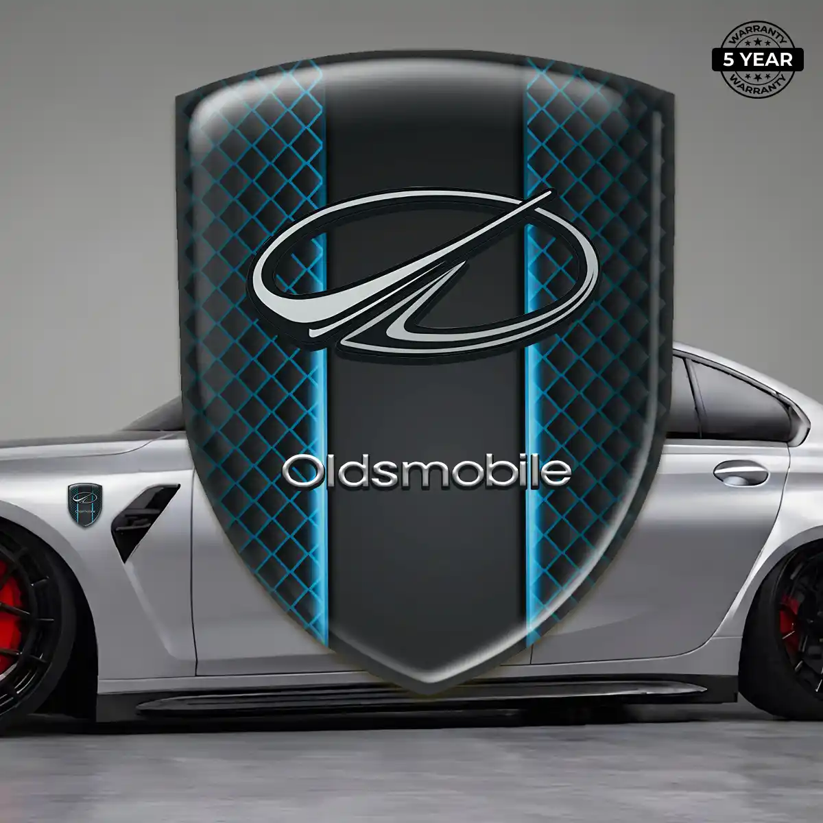 Oldsmobile Crest Logo Emblem Interior Elegance