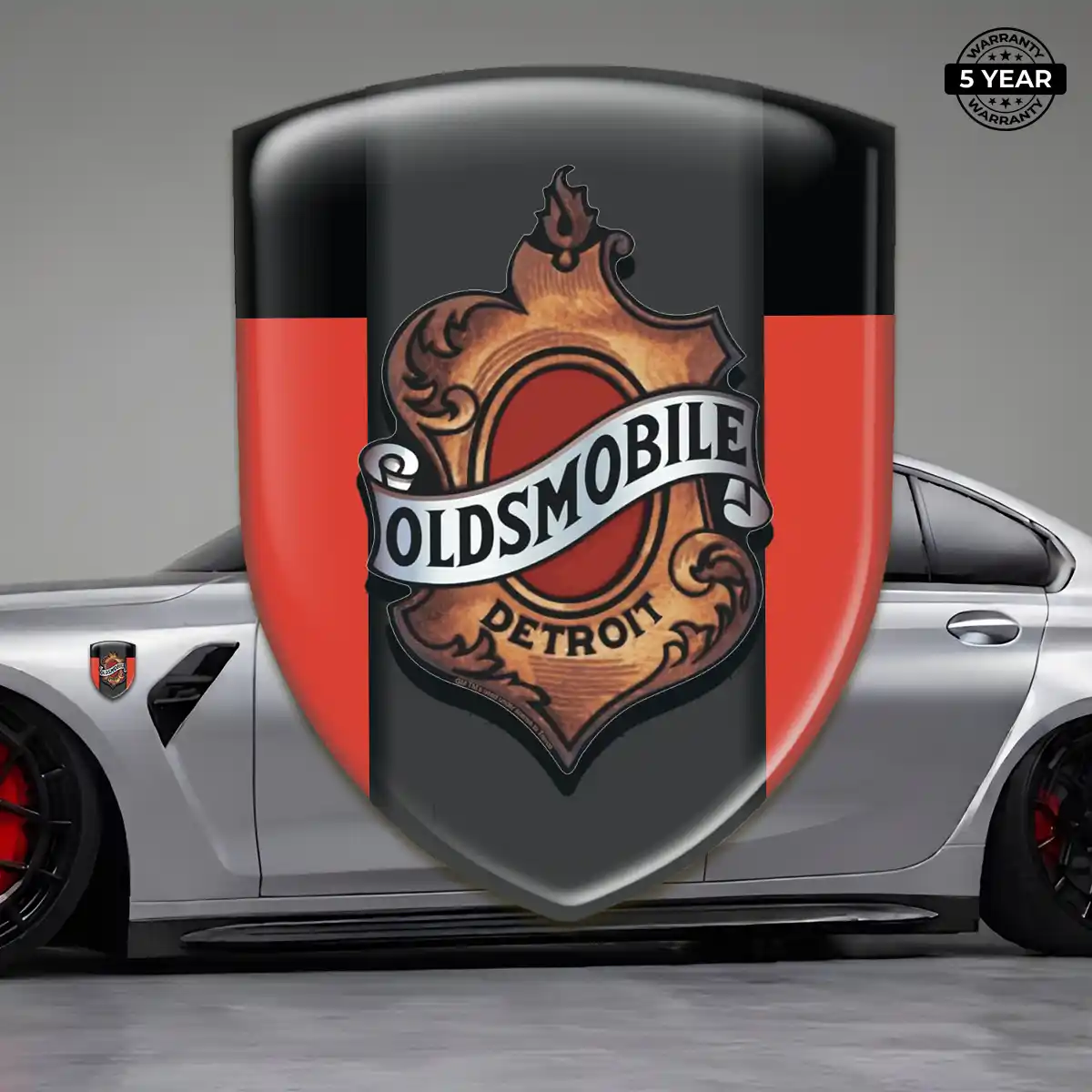 Oldsmobile Crest Logo Emblem Premium Dome