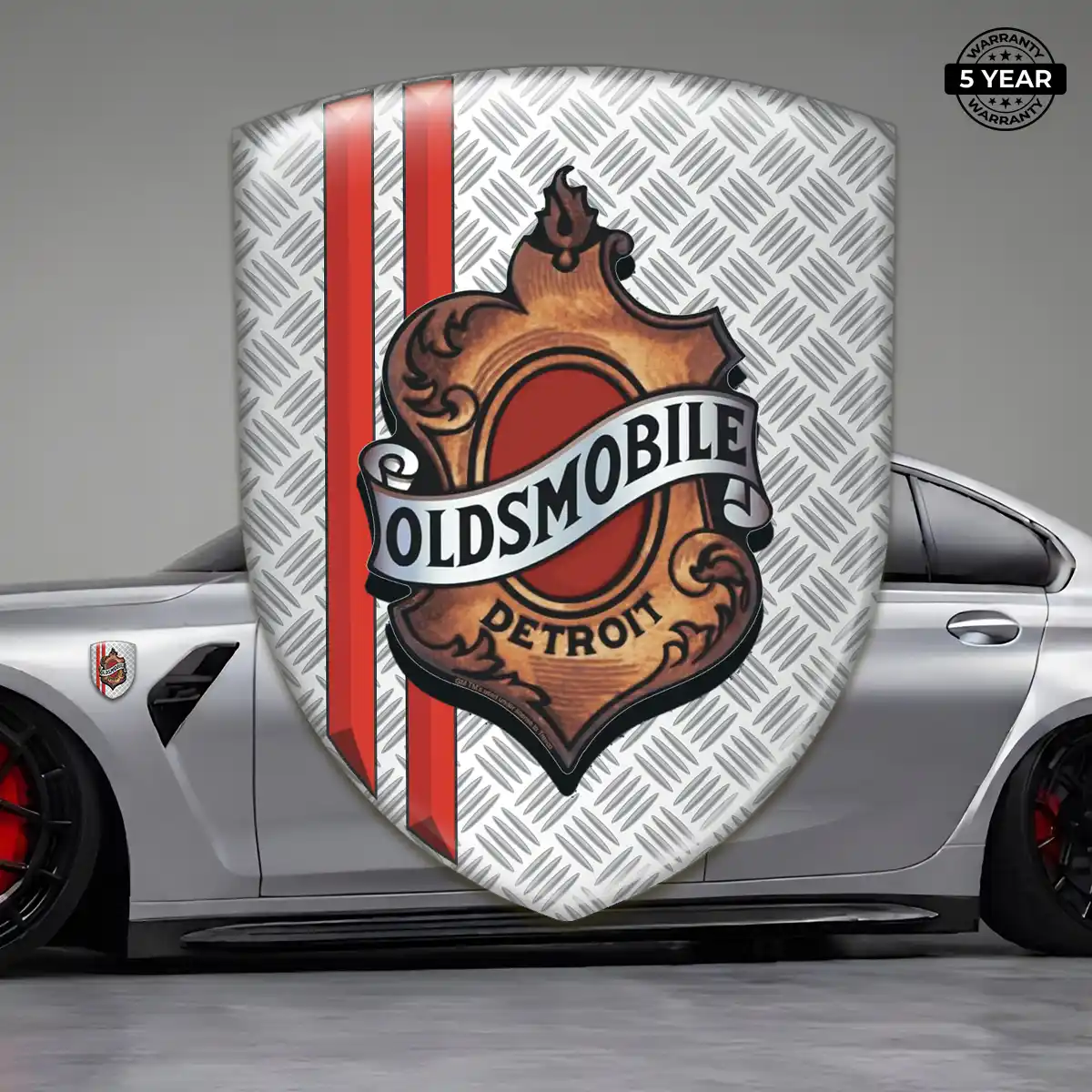 Oldsmobile Crest Logo Emblem Refined Design