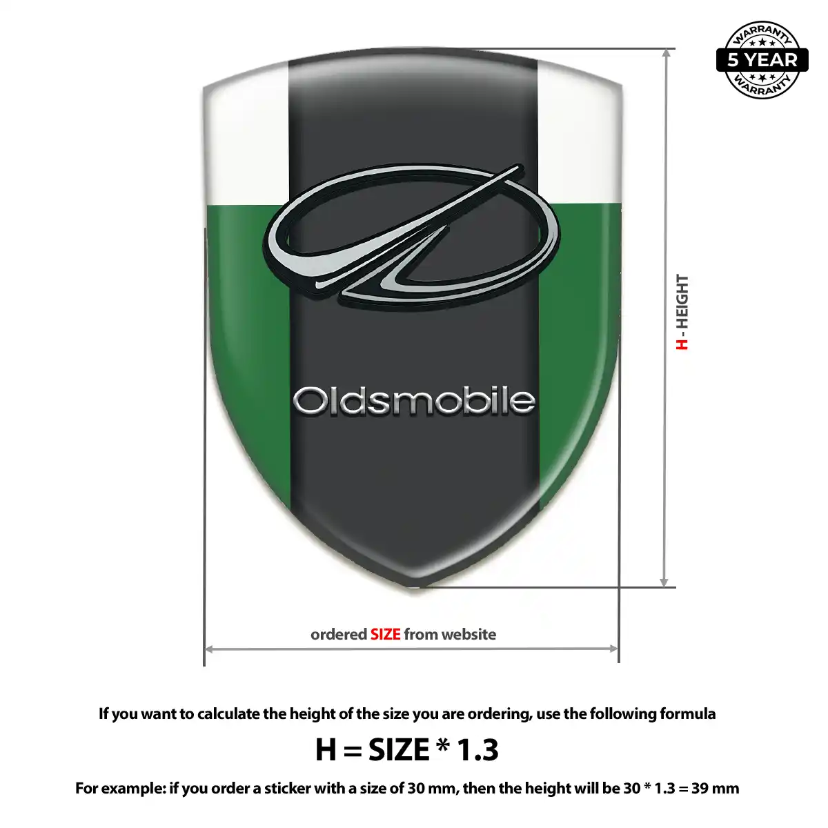 Oldsmobile Domed Badge Interior Luxe
