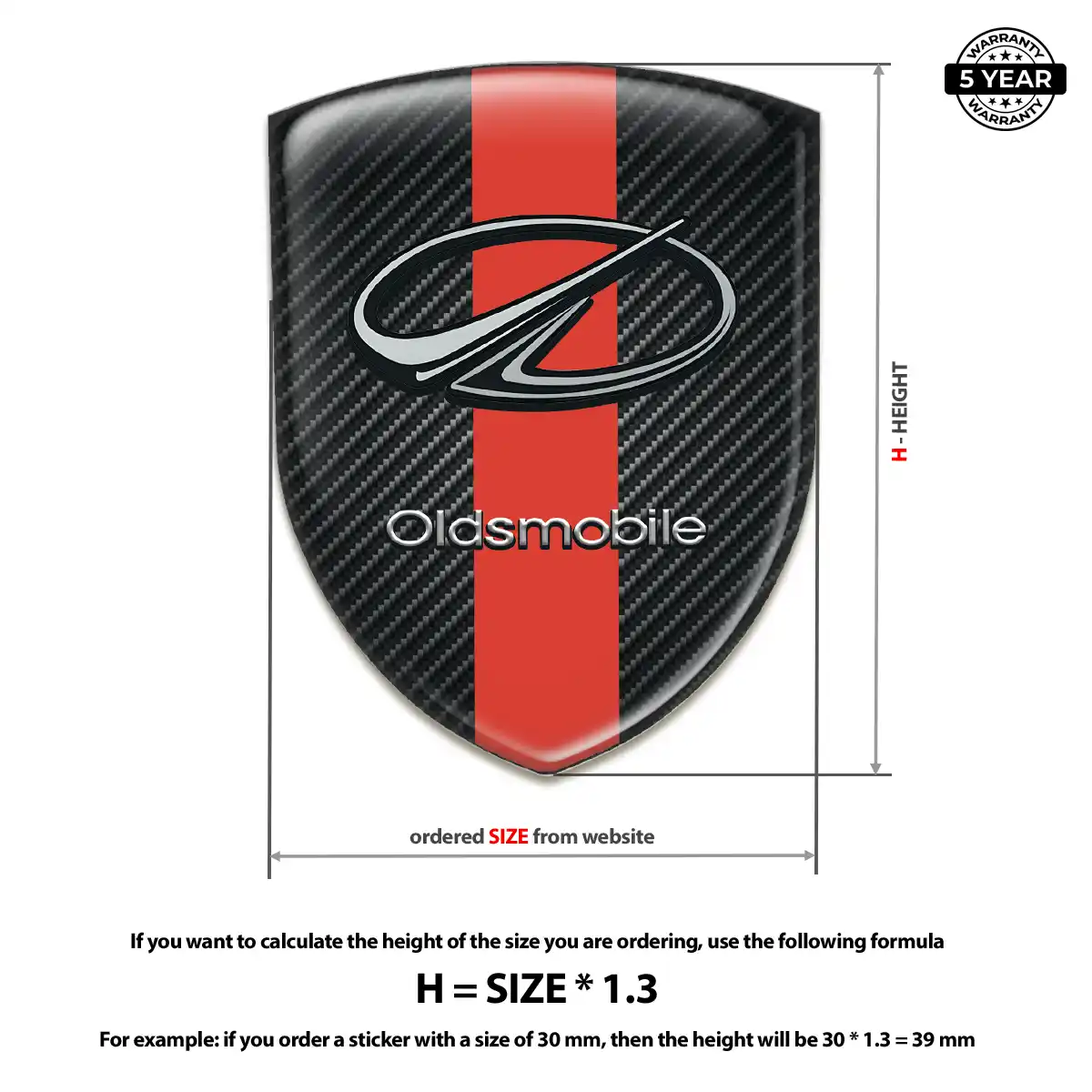 Oldsmobile Domed Badge Superior Craft