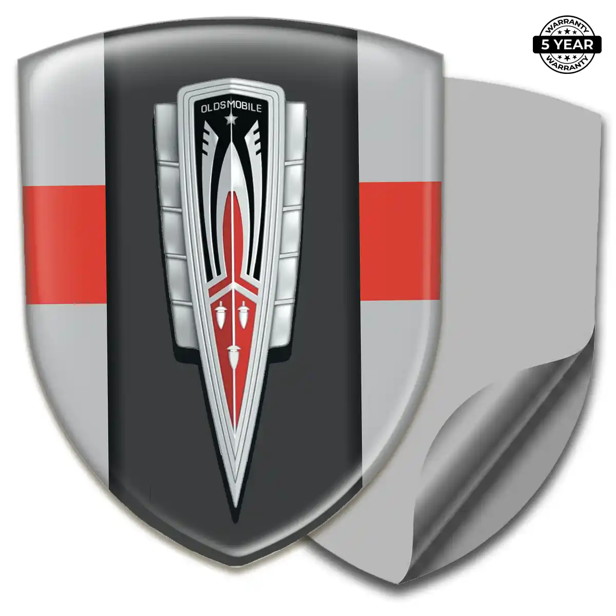 Oldsmobile Domed Car Sticker Interior Elegance