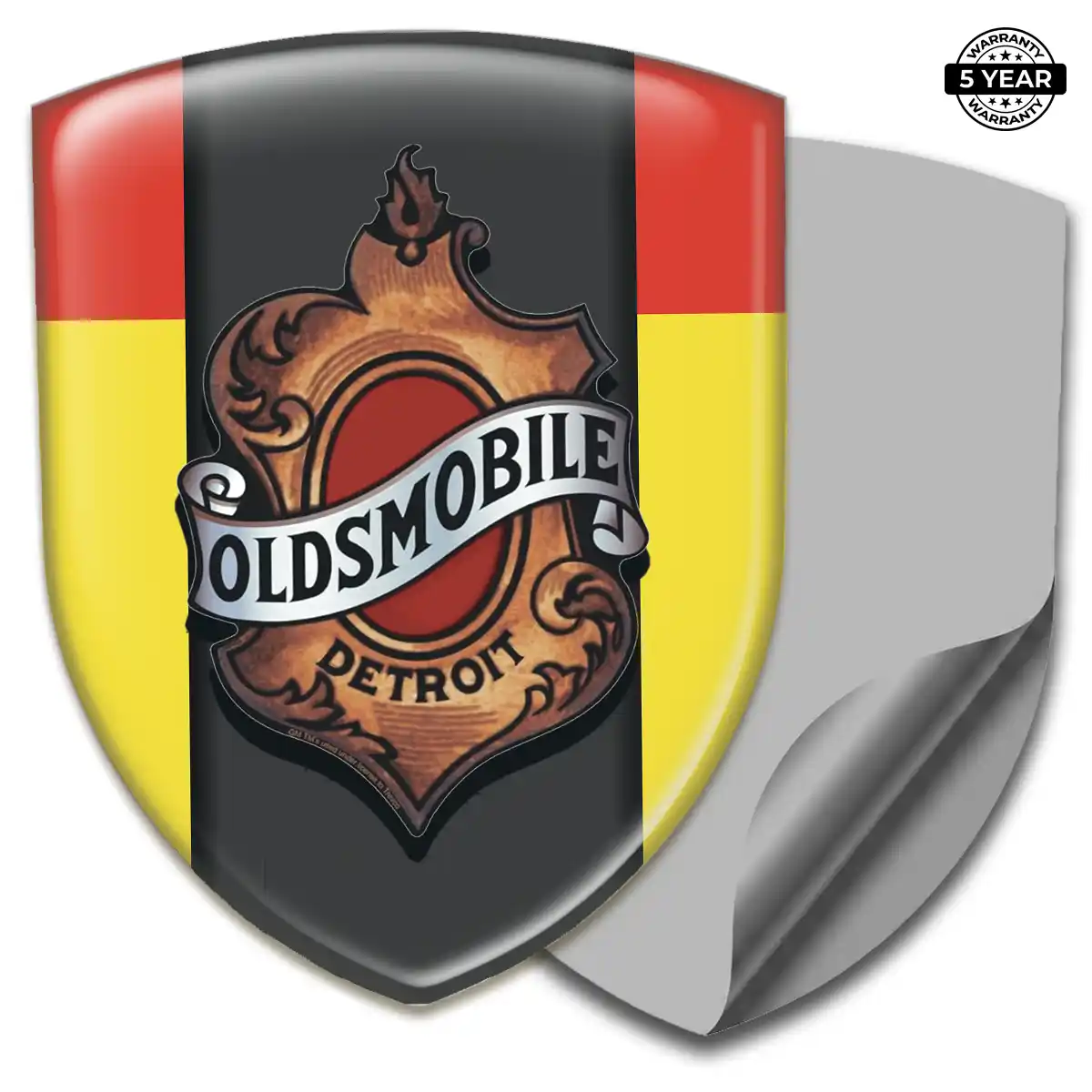 Oldsmobile Domed Car Sticker Noble Edition