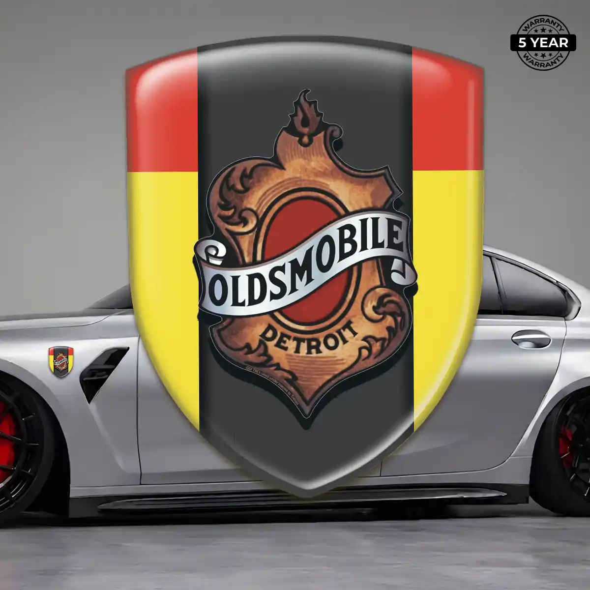 Oldsmobile Domed Car Sticker Noble Edition