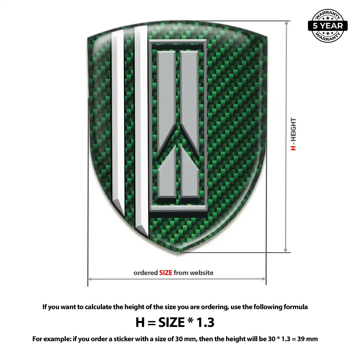 Oldsmobile Domed Car Sticker Premium Dome