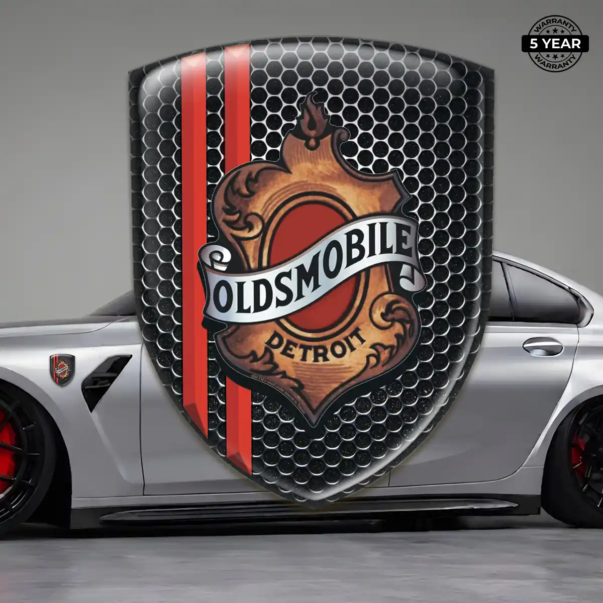 Oldsmobile Domed Car Sticker Prime Quality