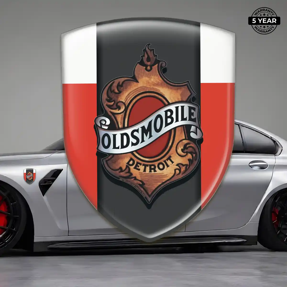 Oldsmobile Domed Decal Cabin Style