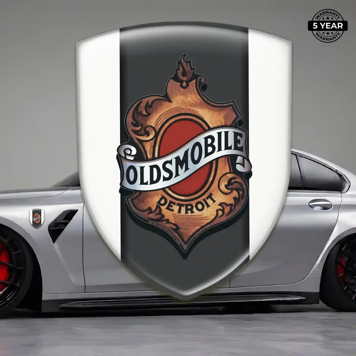 Oldsmobile Domed Decal Resin Luxe