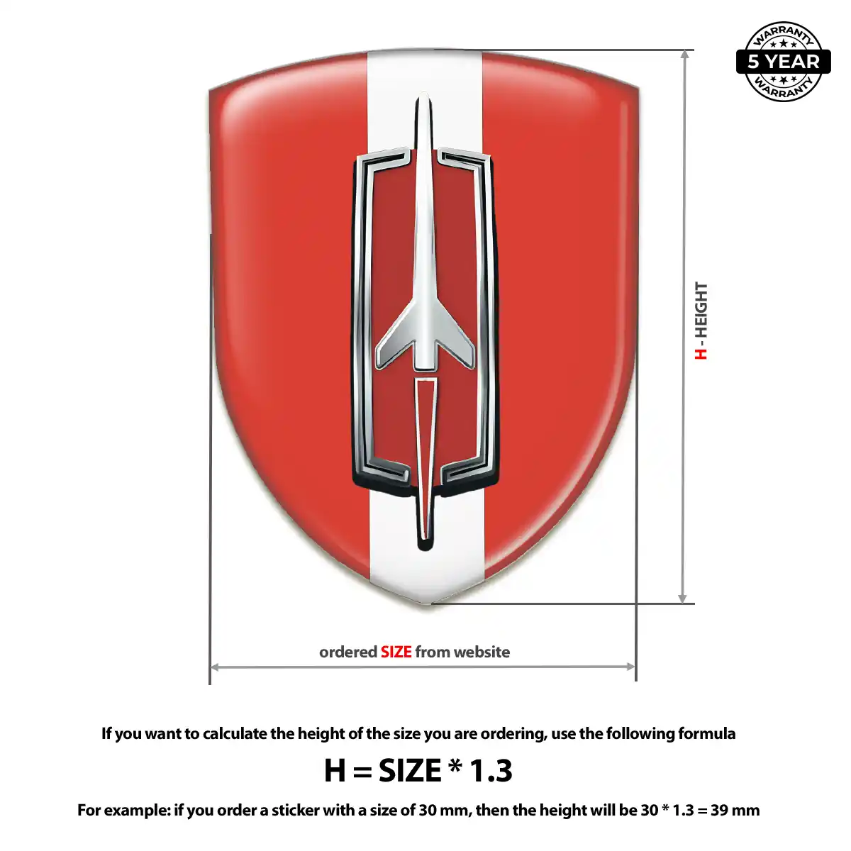 Oldsmobile Domed Emblem Noble Edition