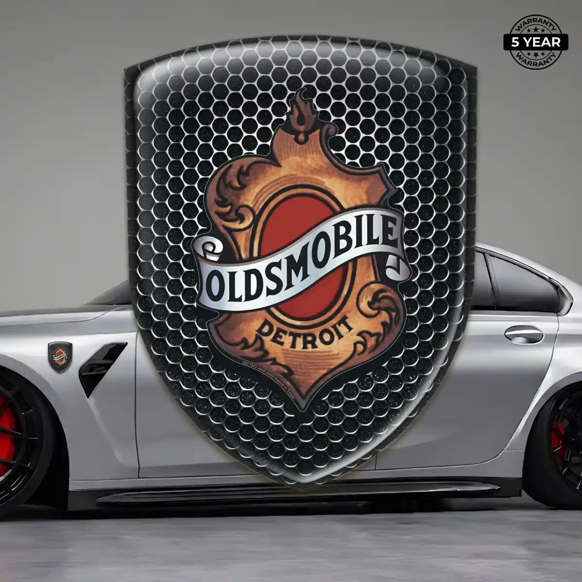 Oldsmobile Domed Emblem Refined Design