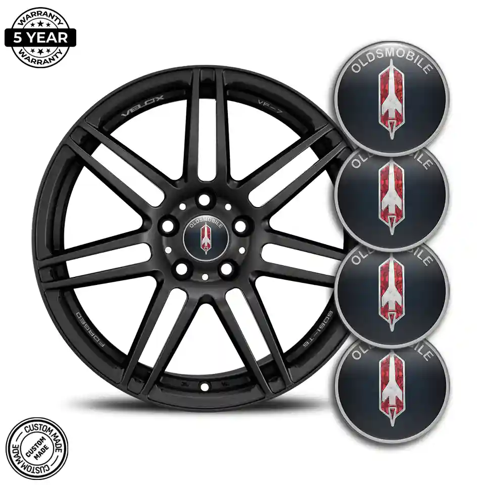 Oldsmobile Domed Emblem Self-Adhesive Sleek Style