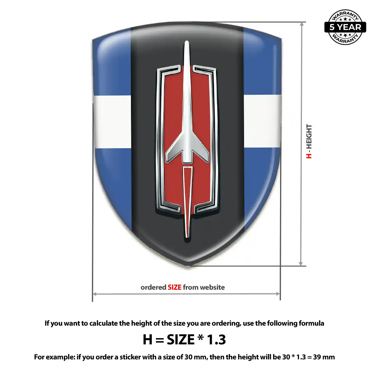 Oldsmobile Domed Emblem Superior Craft