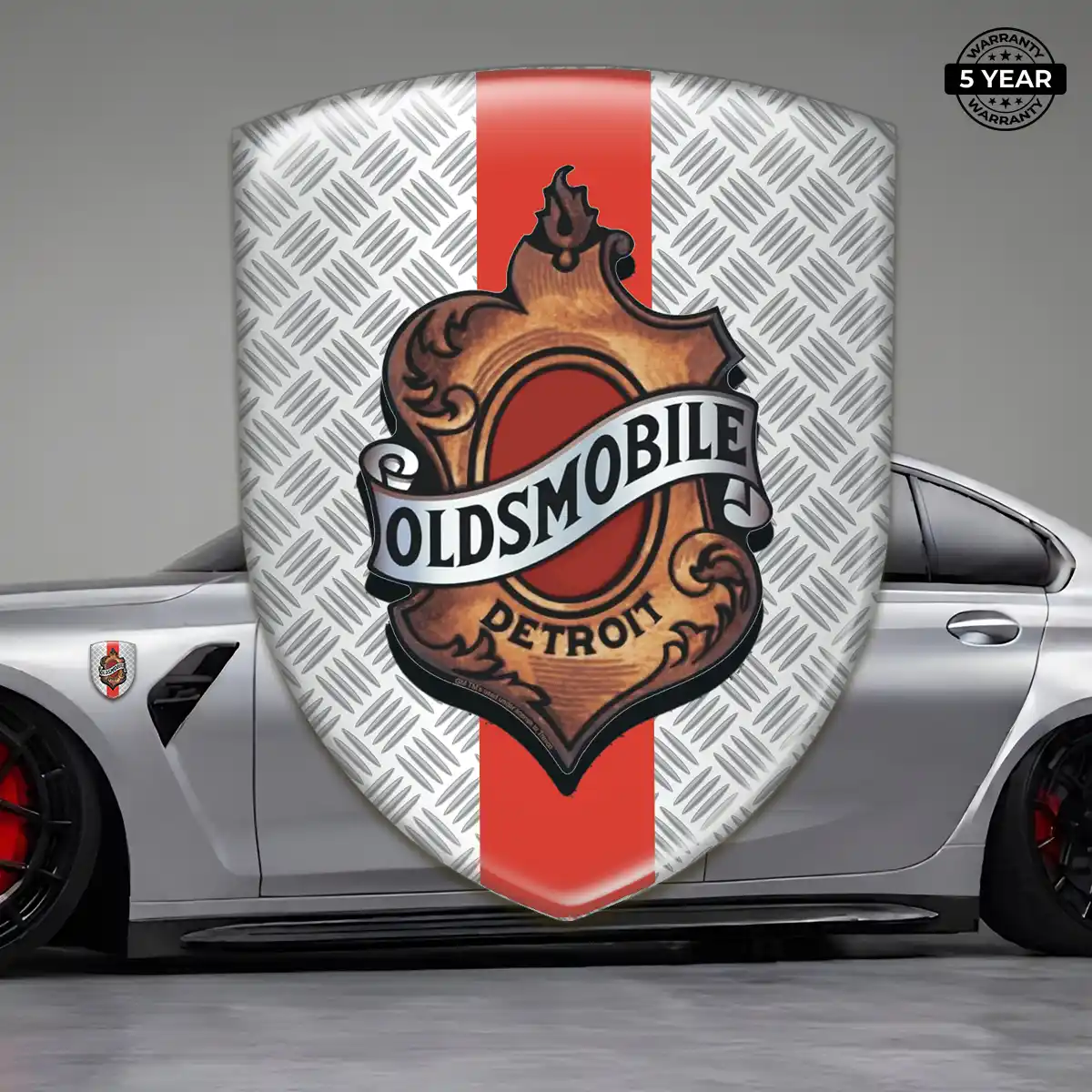 Oldsmobile Domed Logo Decal Deluxe Edition