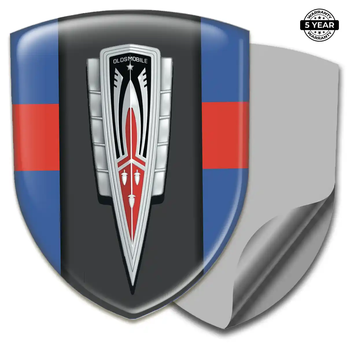 Oldsmobile Domed Logo Decal Interior Elegance