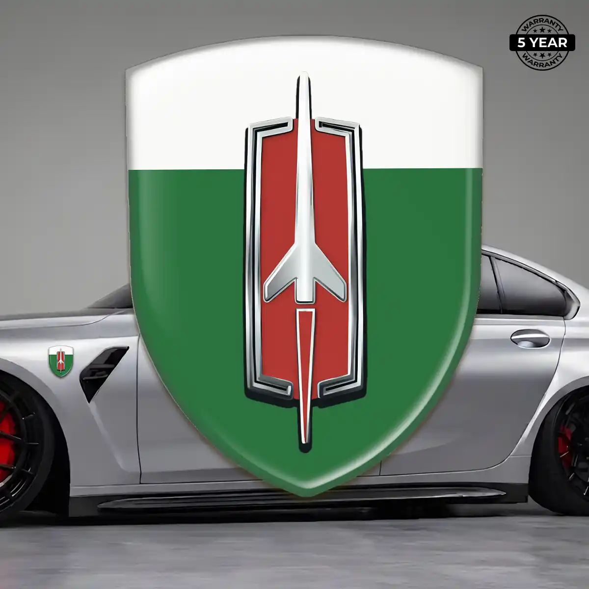 Oldsmobile Domed Logo Decal Resin Luxe