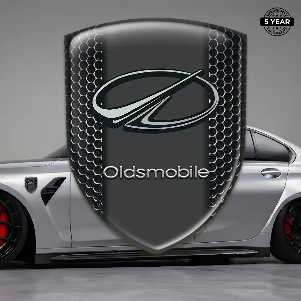 Oldsmobile Domed Logo Sticker Deluxe Edition