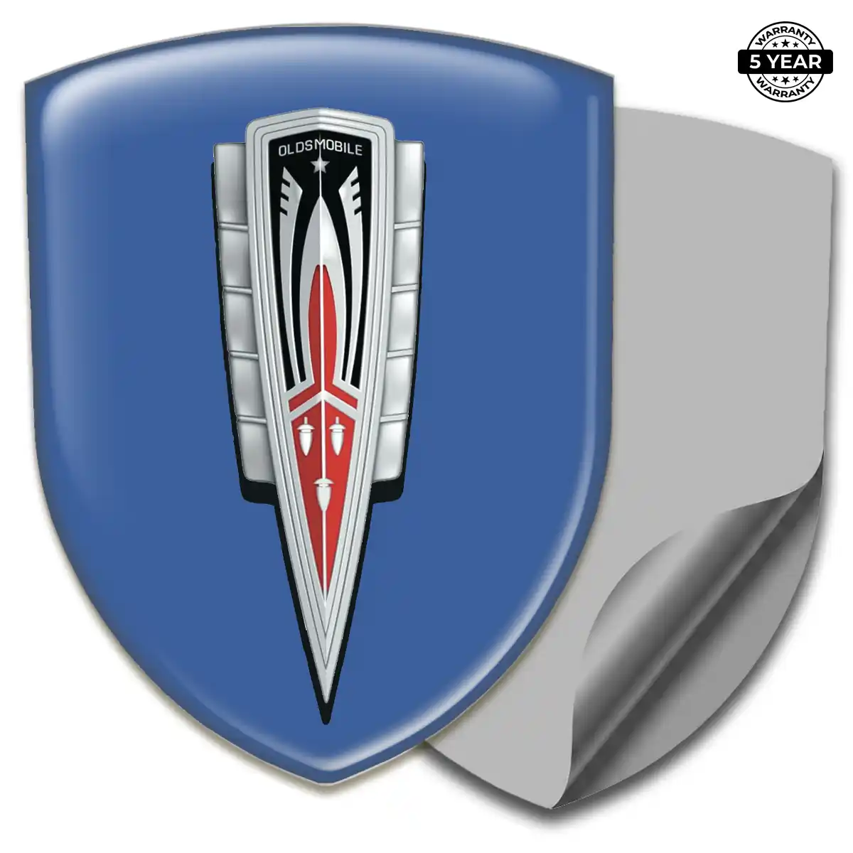 Oldsmobile Domed Logo Sticker Resin Elite