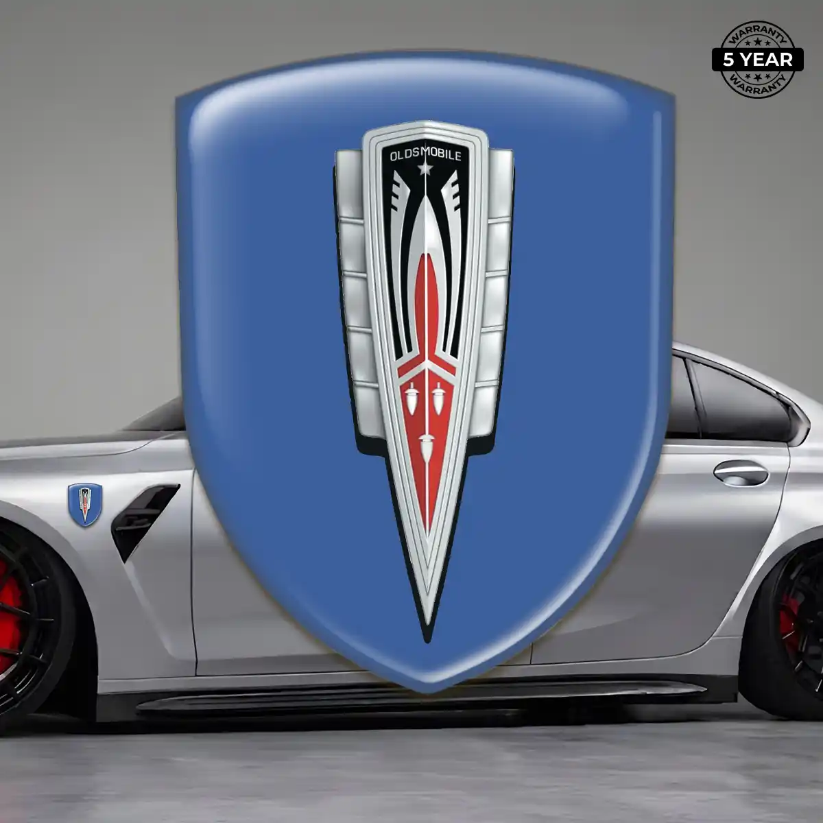 Oldsmobile Domed Logo Sticker Resin Elite