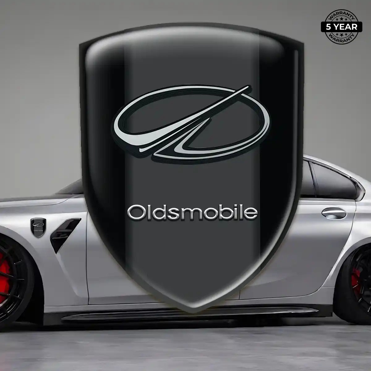 Oldsmobile Domed Logo Sticker Sleek Style