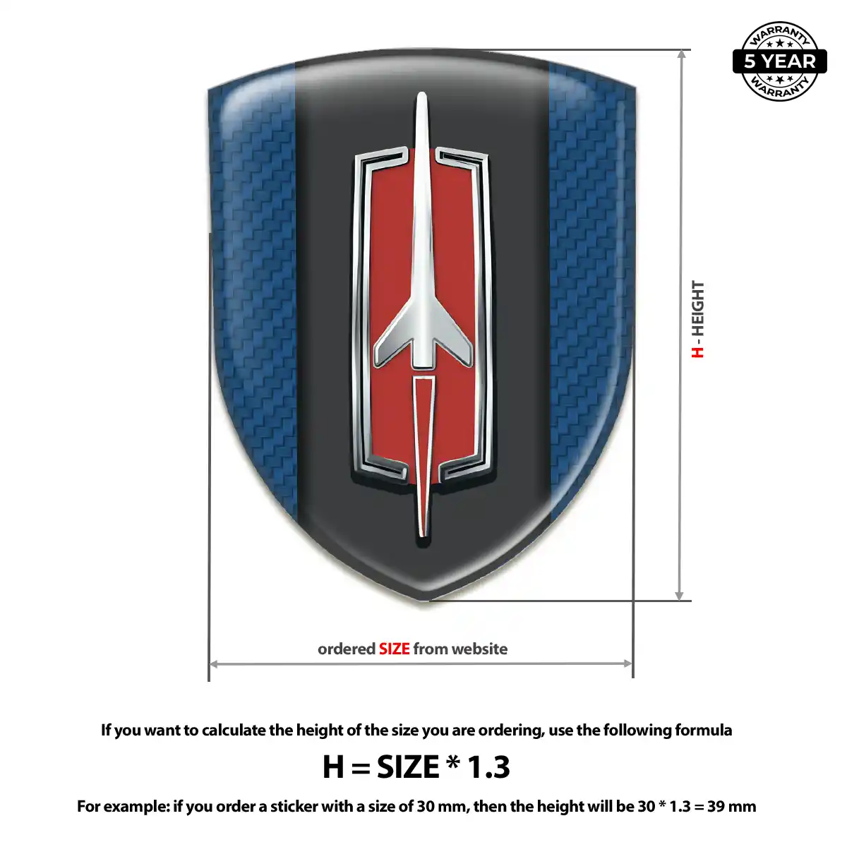 Oldsmobile Emblem Badge Exterior Luxe