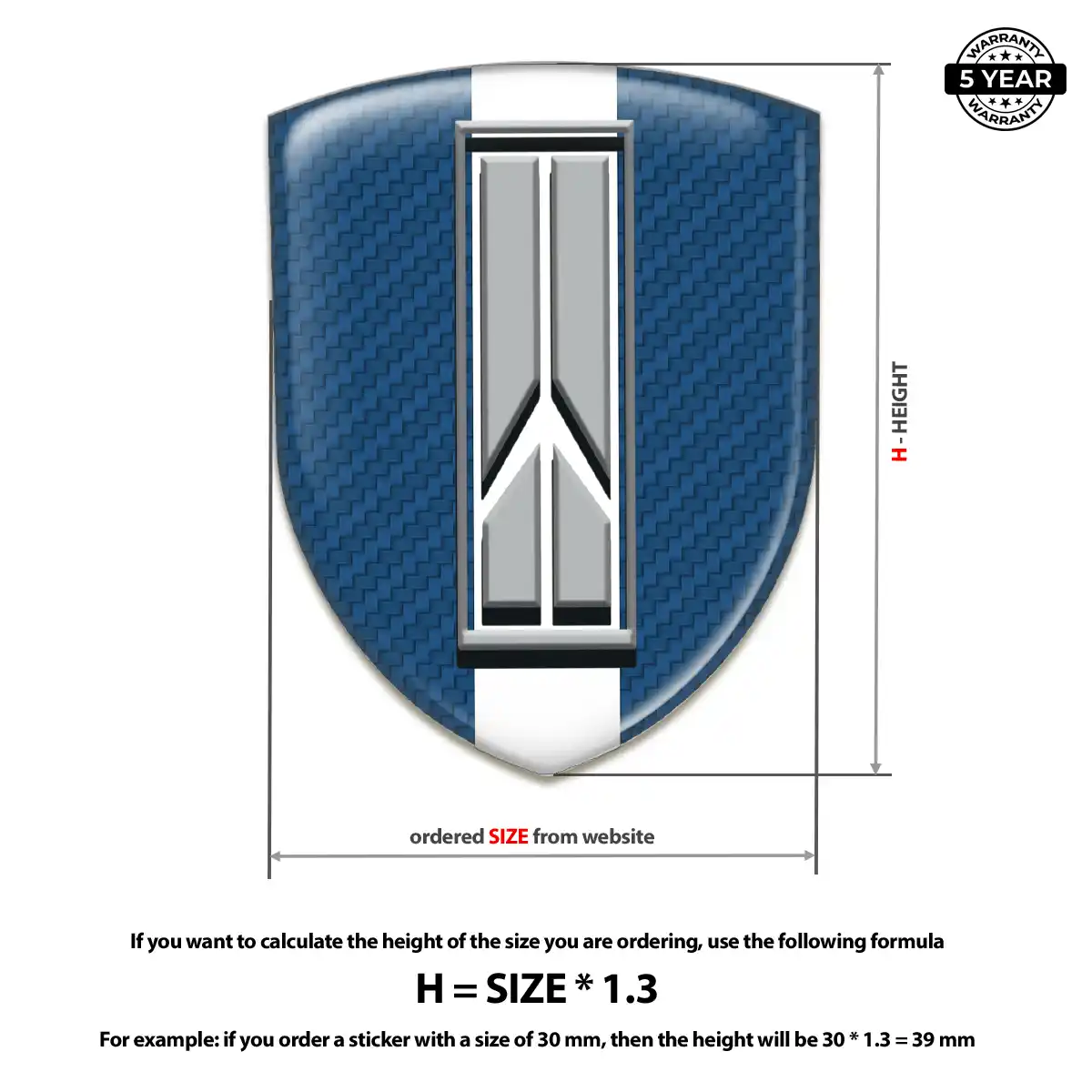 Oldsmobile Emblem Badge Logo Exterior Luxe