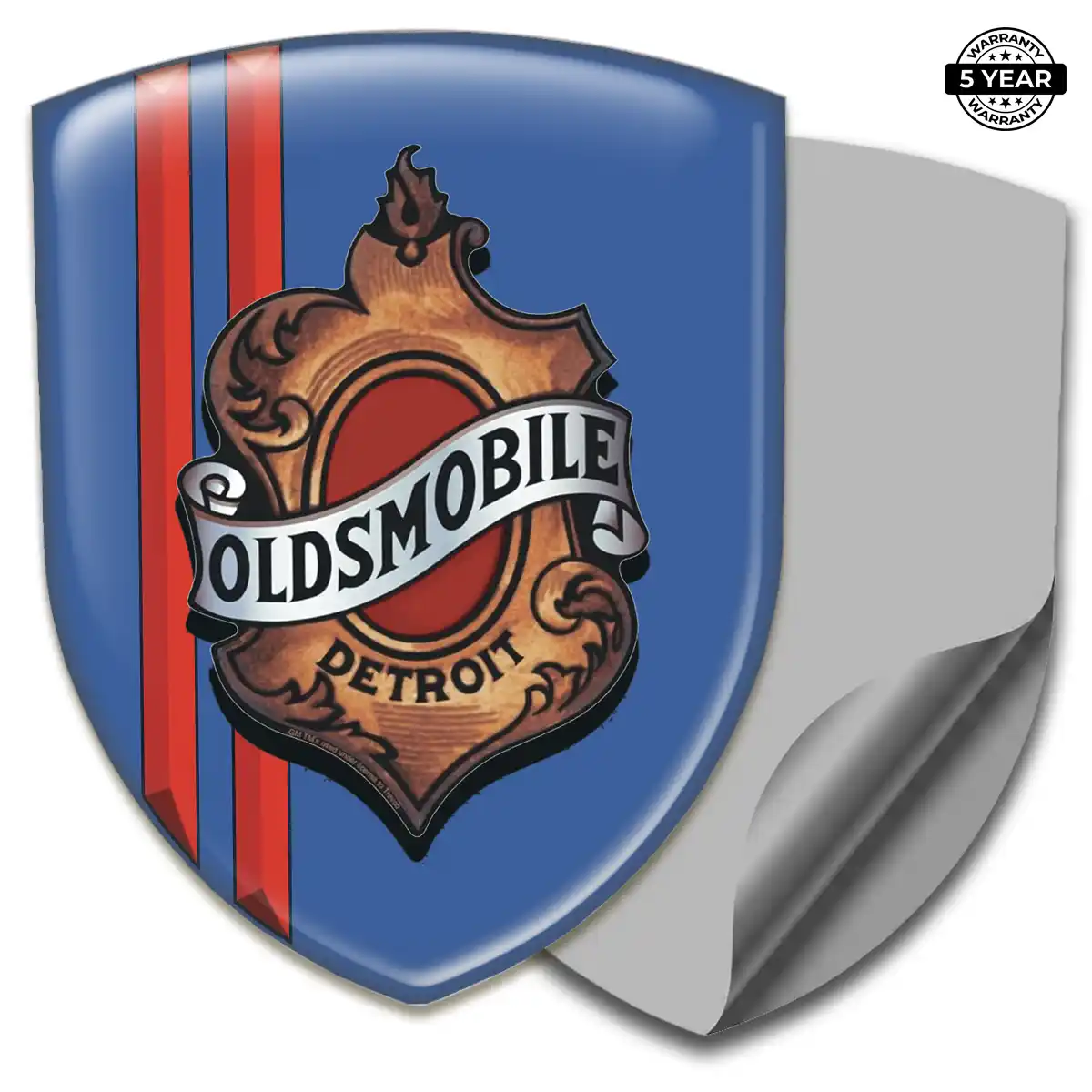 Oldsmobile Emblem Badge Logo Premium Dome