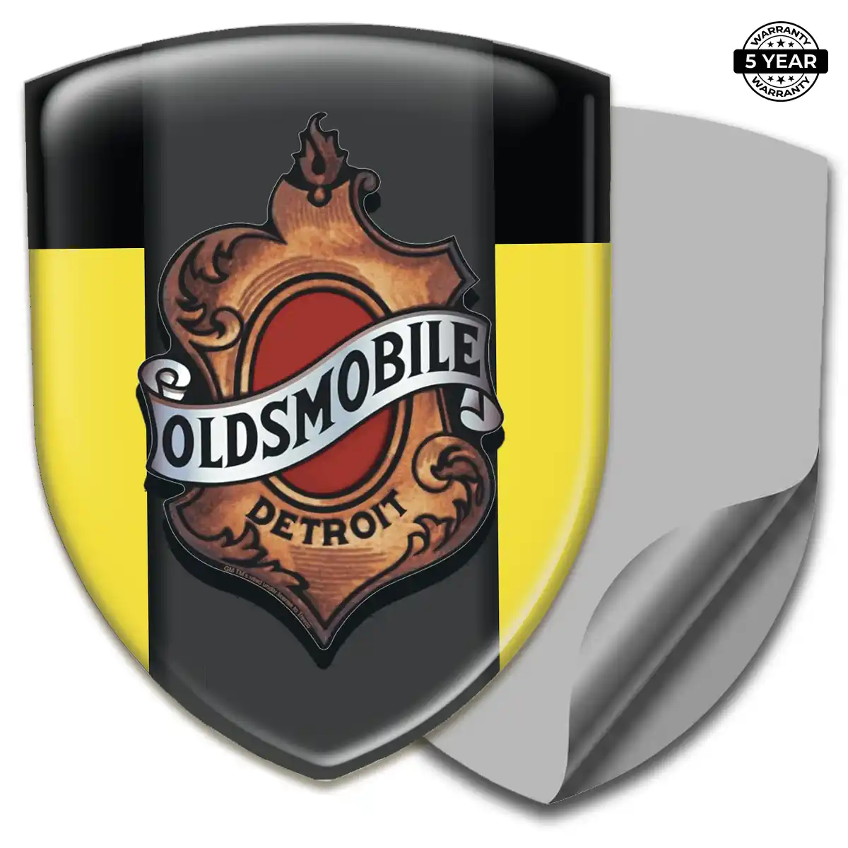 Oldsmobile Emblem Badge Logo Sleek Style