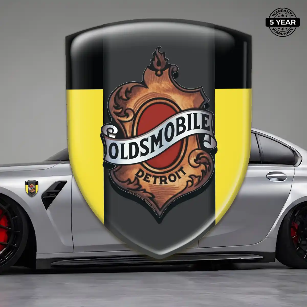 Oldsmobile Emblem Badge Logo Sleek Style