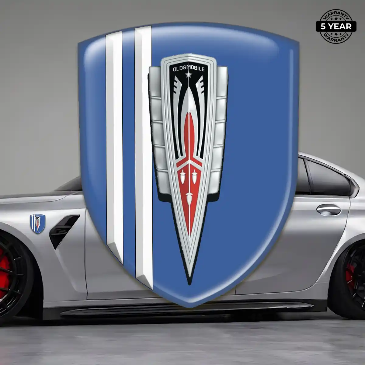 Oldsmobile Emblem Badge Refined Design