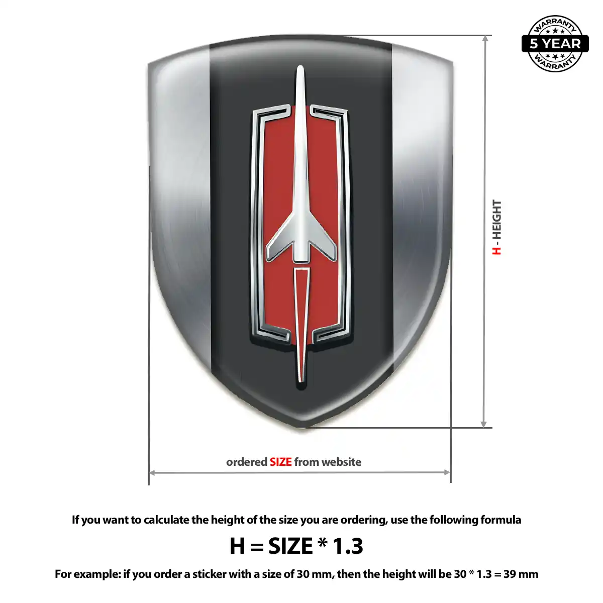 Oldsmobile Emblem Badge Resin Luxe