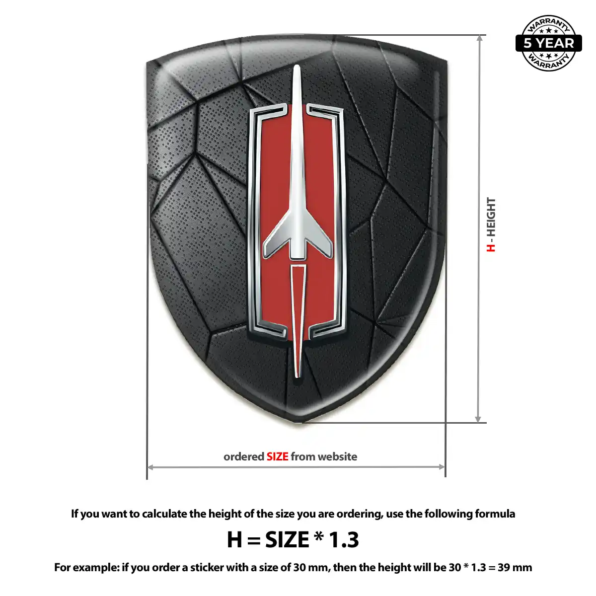 Oldsmobile Emblem Crest Noble Edition