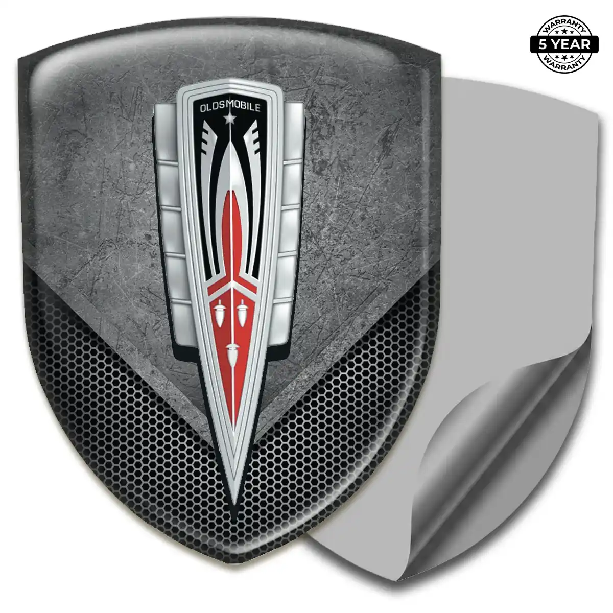 Oldsmobile Emblem Crest Premium Dome