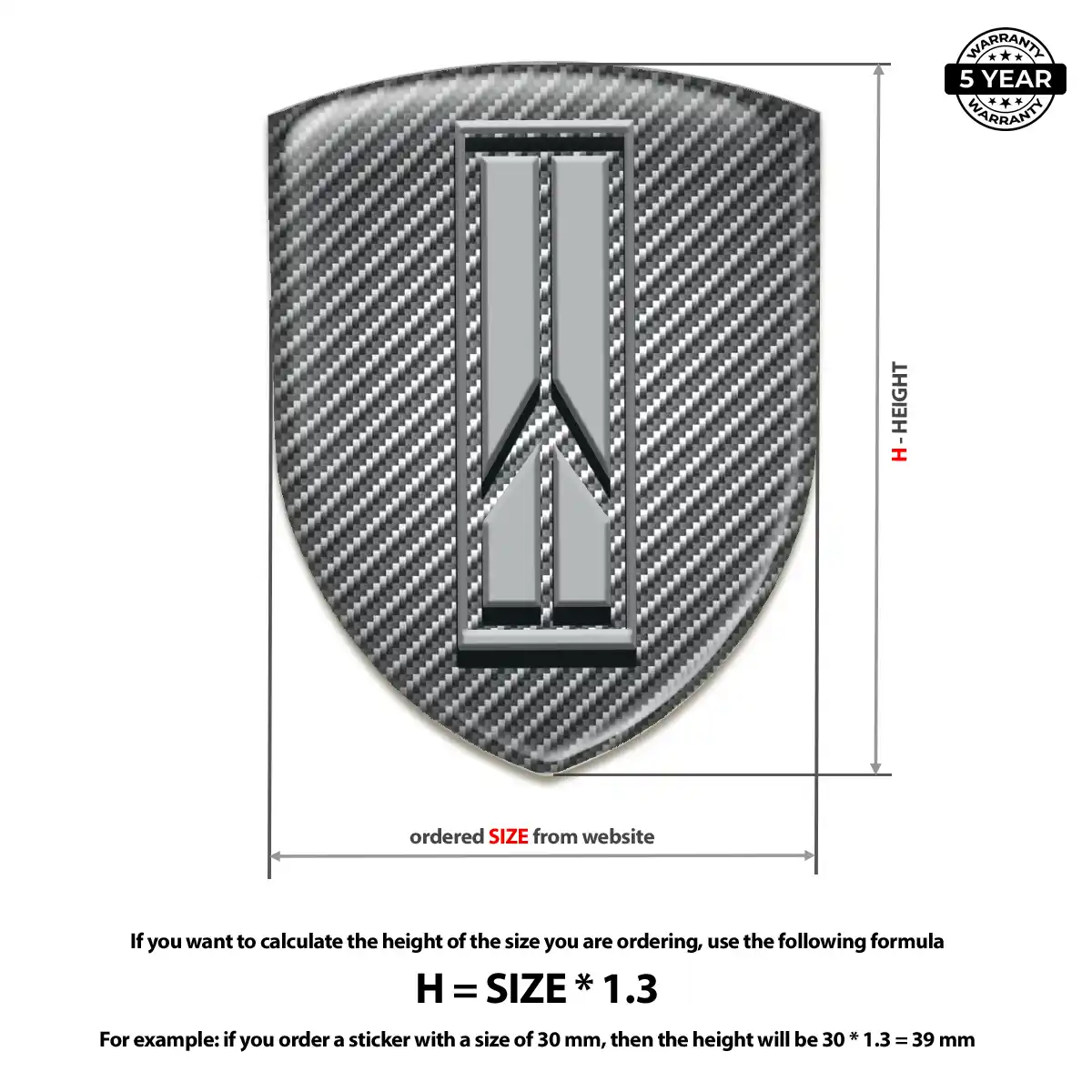 Oldsmobile Emblem Crest Resin Elite