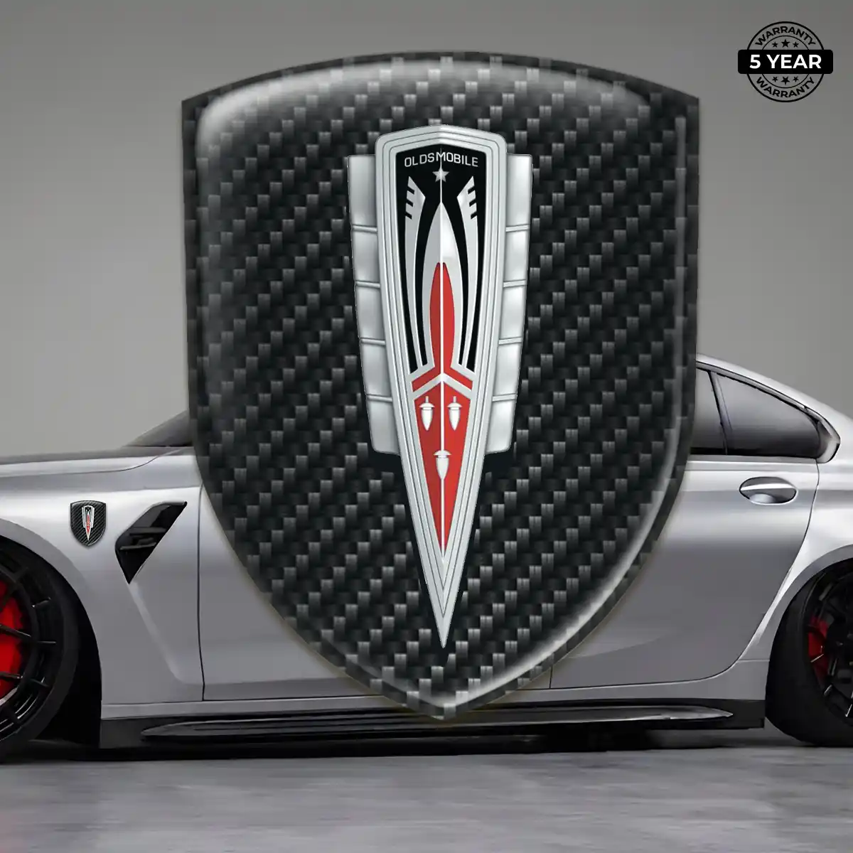 Oldsmobile Emblem Crest Sleek Style