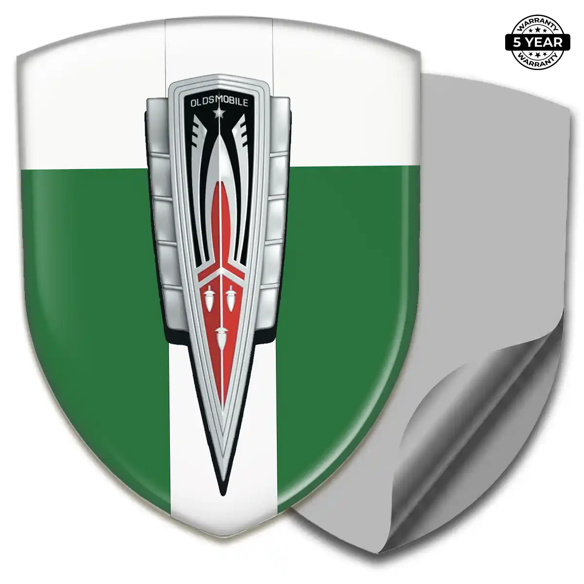 Oldsmobile Emblem Domed Badge Deluxe Edition