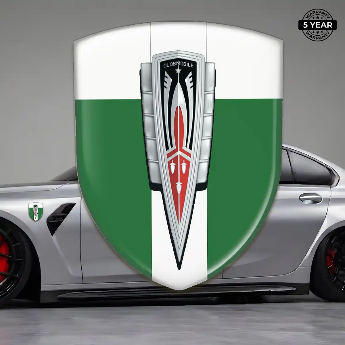 Oldsmobile Emblem Domed Badge Deluxe Edition