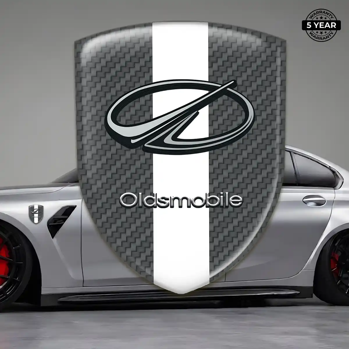Oldsmobile Emblem Domed Badge Noble Edition