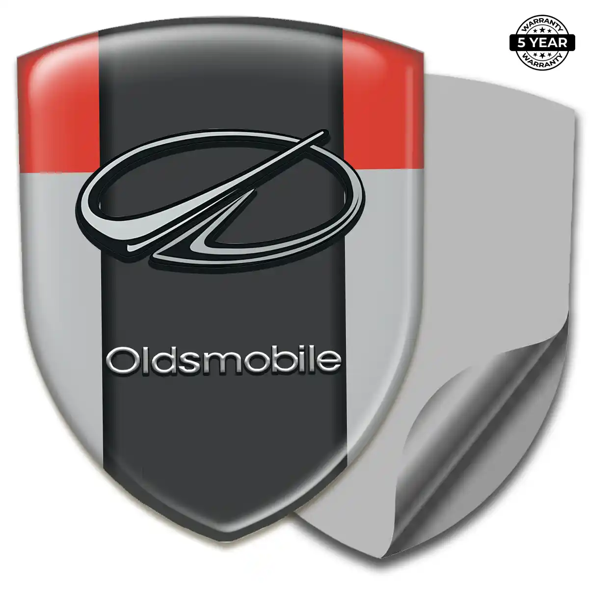 Oldsmobile Emblem Domed Badge Premium Dome