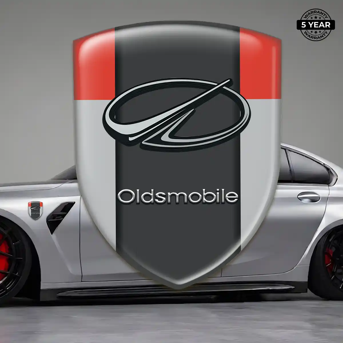 Oldsmobile Emblem Domed Badge Premium Dome