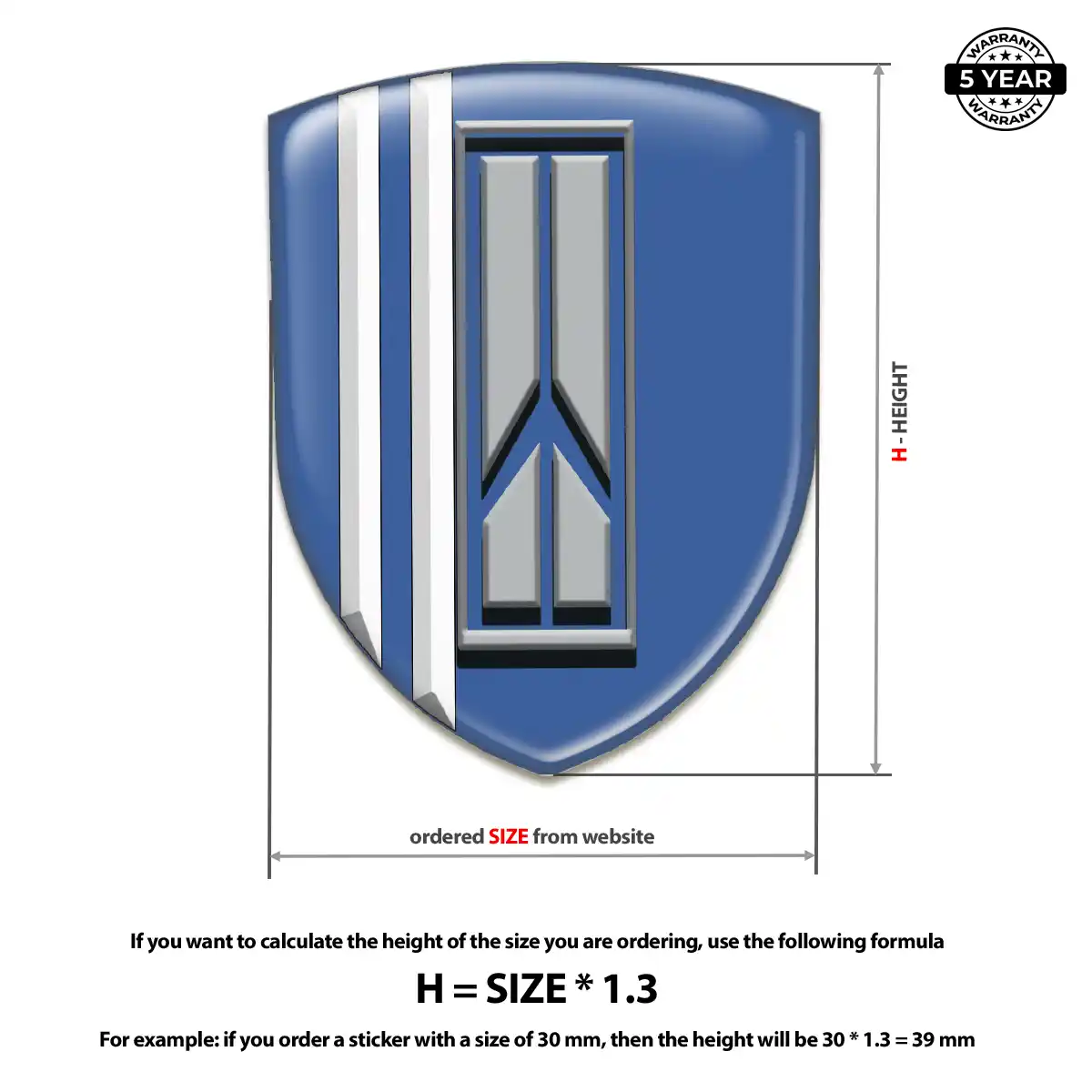 Oldsmobile Emblem Domed Badge Resin Luxe